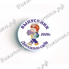 Значки - выпускник детского сада 2027г